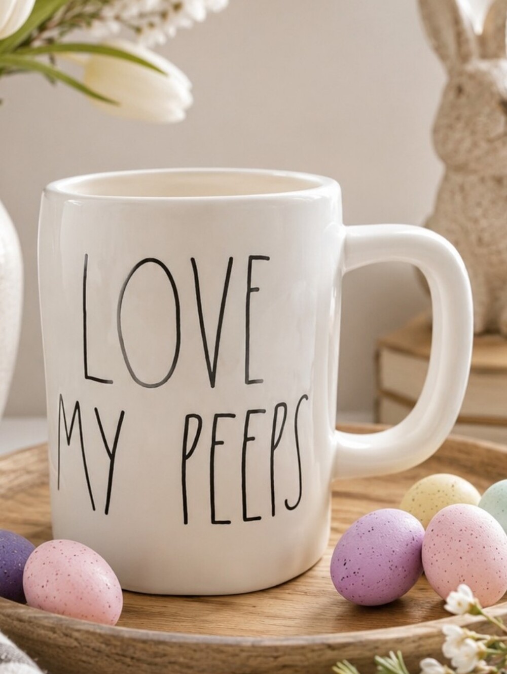Rae Dunn Easter I Love My Peeps Coffee Mug